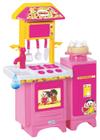 Cozinha Infantil Menina Completa Pia Fogão Geladeira Magic Toys