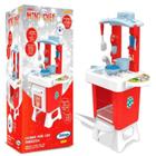 Cozinha Infantil Mini Chef Fantástica Vermelha Xalingo