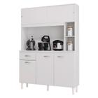 Cozinha Kit Duda 120 cm Branco Poquema