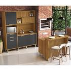 Cozinha Loft Imperatriz Ilha Gourmet Ripado 100% Mdf