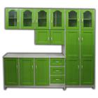 Cozinha Miguens Luxo 15 Portas BR/Verde Cana