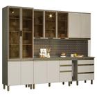 Cozinha Modulada 10 Peças MDF Evy Duna Cristal 22 Henn