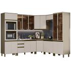 Cozinha Modulada 10 Peças MDF Evy Duna Cristal 25 Henn