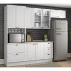 Cozinha Modulada 4 Peças 100% MDF Americana 4b Branco Henn