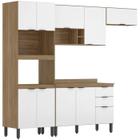 Cozinha Modulada 4 Peças FI0003 Amendola Branco Demobile - Demóbile