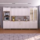 Cozinha Modulada Completa 6 Peças 18 Portas 2 Gavetas Paris Branco