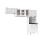 Cozinha Modulada Completa Diamante 3 Peças (2 Armários + 1 Paneleiro) Branco - Telasul