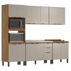 Cozinha Modulada Firenze FHR001 Amendola Touch Nude Prime Tx - Demóbile - Demobile