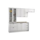 Cozinha Modulada Henn Americana 5 Peças (2 Armários + 1 Balcão + 1 Paneleiro + 1 Complemento) C5P14 Branco