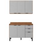 Cozinha Modular 2 Peças Firenze Composição FI0009 Amendola Touch/Nude Prime Tx - Demóbile