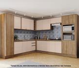 Cozinha Projetada Completa 16 Peças 2,89m x 3,18m Linha Curve CJ14-179 Kappesberg
