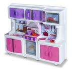 Cozinha Rosa Infantil Microondas Panela Fogao Completa 45cm - SHOPBR