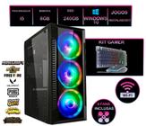 Cpu gamer barato i5 8gb ssd 240gb kit gamer completo