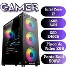 Cpu Gamer I7 16gb Ssd 240gb Placa De Vídeo 2gb Fonte 500w - StarkTec