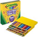 Crayola Lápis Para Colorir Com 100 Peças