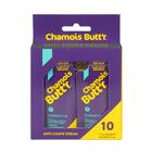 Cream Chamois Butt'r Eurostyle Anti-Chafe, pacote com 10 unidades, 9 ml/pacote