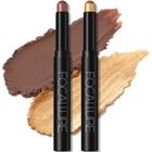 Cream Eyeshadow Stick FOCALLURE Fancy Tabac Waterproof, 2 unidades