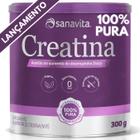 Creatina 100% Pura Monohidratada Micronizada 300g - Sanavita
