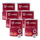 Creatina 300g Monohidratada Pura 100 doses Vhita 6 unidades