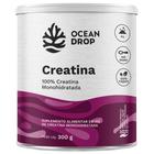 Creatina 300g pura Vegana Ocean Drop Rende 100 Porções