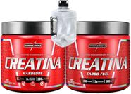 Creatina Hardcore 100% Pura 300g Integralmedica + Creatina Carbo Fuel 300g - Limão Integralmédica + Galão 1,5 Litros