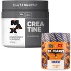Creatina Max titanium 300g Pura + Pasta Amendoim Dr Peanut