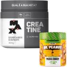 Creatina Max titanium 300g Pura + Pasta Amendoim Dr Peanut