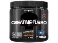 Creatina Mono-hidratada Black Skull Creatine Turbo - em Pó 150g Laranja