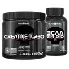 Creatina Monohidratada 150g Turbo + Bcaa 30 Caps Black Skull