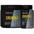 Creatina Pura 100g + Creatina Pura 180 Caps Probiótica