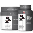 Creatina Pura 150g + Bcaa 2400mg 100 Caps Max Titanium