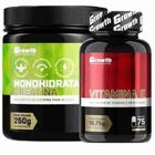 Creatina Pura 250g Monohidratada + Vitamina E 75 Caps Growth