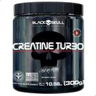 Creatina Turbo Hardcore Pura Monohidratada 300g Black Skull