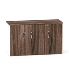 Credenza com 03 Portas P25 Pandin 1,20 M Walnut e Branco