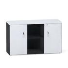 Credenza com Prateleira P25 Pandin 1,20 M Cinza e Preto