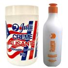 Creme Alisante Americano 1kg Juca + Shampoo Neutralizante 500ml