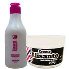 Creme Alisante White 300g Juca + Shampoo Neutralizante 300ml Juzy