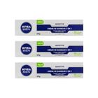 Creme Barbear Nivea 65G 2 Em 1 Sensitive - Kit Com 3Un
