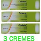Creme Cetobeta Dermatite, Alergias 30g - DELTA Kit 3 unid.