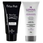 Creme Clareador Corporal Axila e Virilha Lumina + Máscara Facial Black Limpeza e Remoção de Cravos