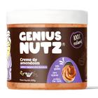 Creme De Amendoim Sabor Cappuccino Branco 500g Sem Açúcares - Genius Nutz