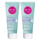 Creme de barbear eos Shea Better Sensitive Skin, 414 ml, pacote com 2