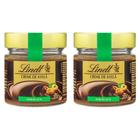 Creme De Chocolate E Avelã Lindt, 2 Potes De Vidro De 200G