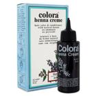 Creme de henna Colora, castanho-avermelhado, 2 onças