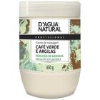 CREME DE MASSAGEM CAFÉ VERDE E ARGILA 650G D'agua natural