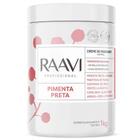 Creme de Massagem Corporal Pimenta Preta Raavi 1kg Uso Profissional Estimula Metabolismo Ativa Microcirculação