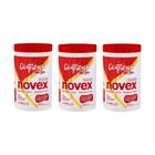 Creme de Tratamento Novex 400g Cicatrizaçao dos Fios - 3un
