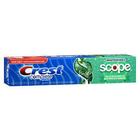 Creme dental Crest Complete Multi-Benefit Whitening + Scope Flúor Minty Fresh Striped 5,4 Oz da Crest (pacote com 6)