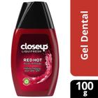 Creme Dental Em Gel Close-Up Red Hot Liquifresh 100g - Closeup