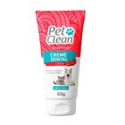 Creme Dental Para Cães E Gatos 60g Contra Mau Hálito Carne - Pet Clean